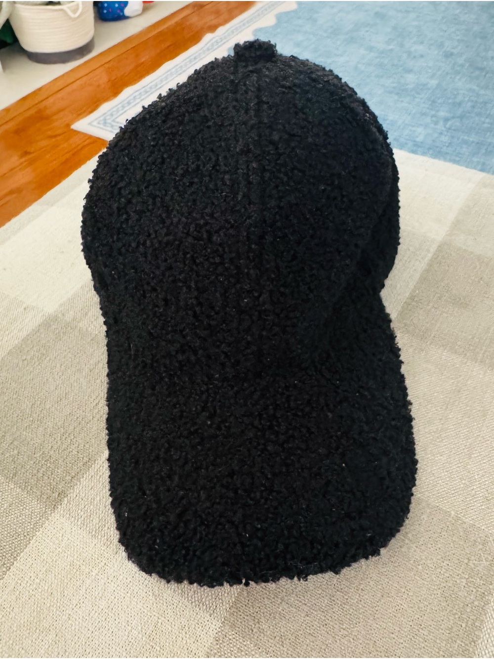 Black Sherpa Baseball Cap